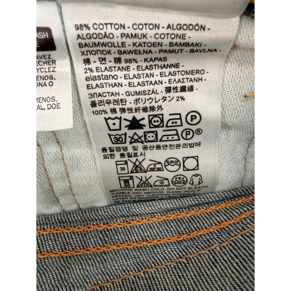 Levi's 511 Slim Jeans W32 L30 Medium Wash Casual Streetwear Denim